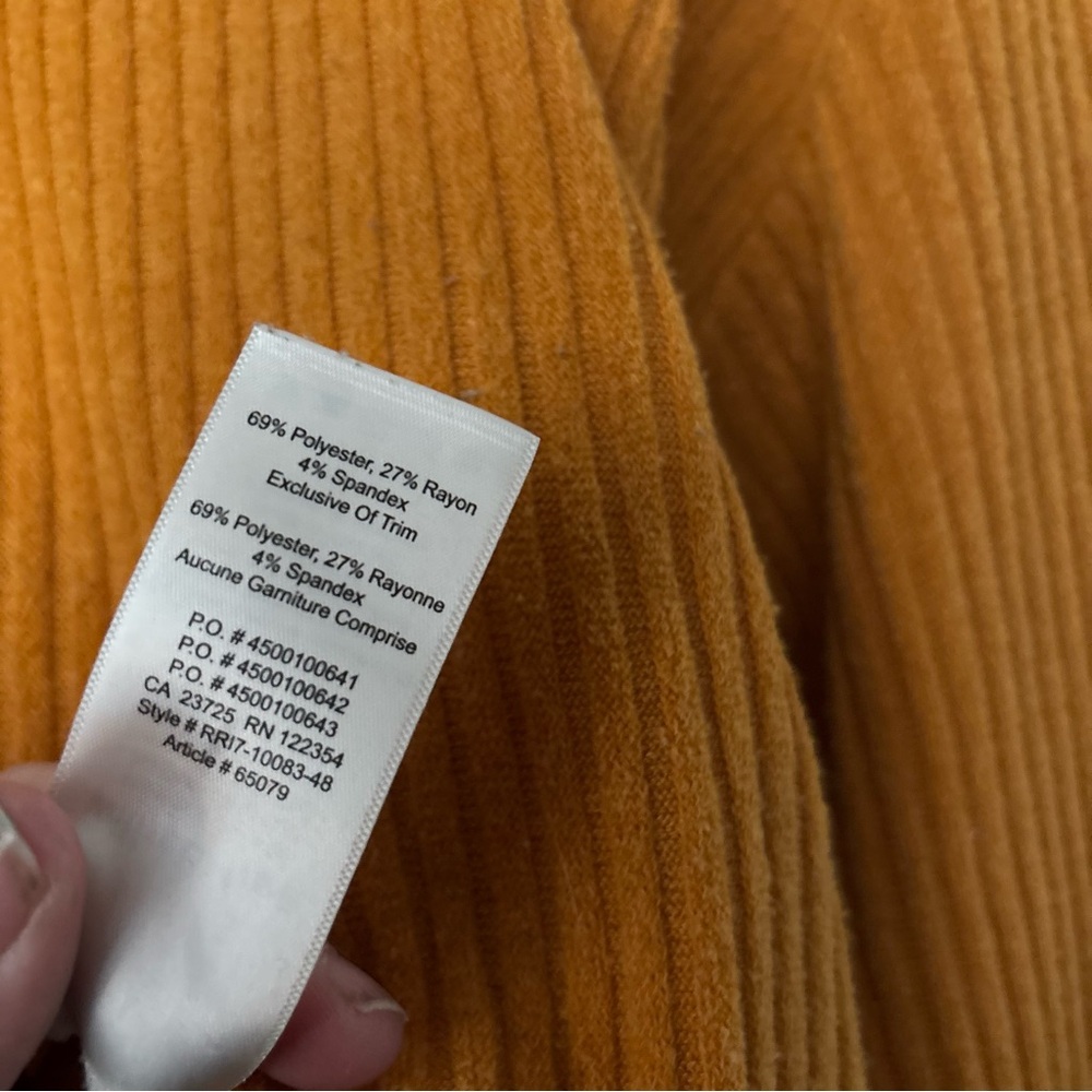 Wilfred Free Warm Amber Knit Cropped Sweater - Picture 5 of 6